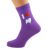 I Love Chow Chows Womens Dog Purple Socks