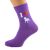 I Love Staffordshire Bull Terriers Womens Dog Purple Socks