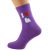 I Love Shih Tzus Womens Dog Purple Socks