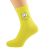 Yellow Funny Face Novelty Socks