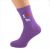 I Love Labradors Womens Purple Socks