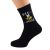 Bee Mine Novelty Bumble Bee Design Unisex Black Socks