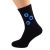 I Love You Circle Design Mens Black Socks