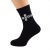 Love You Tile Design Mens Black Socks