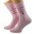 If Raindrops Were Kisses Valentines Design Ladies Pink Socks