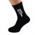 Retro Microphone Design Mens Black Socks