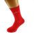 Heart Monitor Design Romantic Valentine Ladies Red Socks