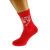 I'd Totally Shave my Legs for You Funny Romantic Valentine Mens Red Socks