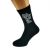 Meh You'll Do Funny Romantic Valentine Mens Black Socks