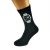 You Make My Heart Go Tick Tock Funny Romantic Valentine Mens Black Socks