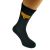 Naval Commander Rank Mens Black Socks