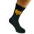 Naval Admiral Rank Mens Black Socks