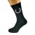 Lucky Horseshoe Mens Black Socks
