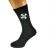 Casino Gambling Chip Design Mens Black Socks