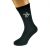 Lucky Cherries Design Mens Black Socks
