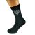 Hannukah Menorah Design Mens Black Socks