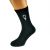 Ankh Symbol of Eternal Life Mens Black Socks