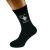 Trust me I'm a Bouncer Image Design Mens Black Socks