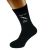 Trust me I'm a Writer Image Design Mens Black Socks