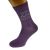 Only the Best Mums are Promoted to Nanny Ladies Purple Socks