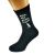 Shh the game is on Cricket Fan Mens Black Socks