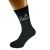 Chinese Character Father Mens Black Socks