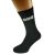Dad Word Game Tile Design Mens Black Socks