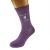Trust me I'm a Teacher Ladies Purple Socks