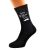 Happy Fathers Day Moustache Design Mens Black Socks