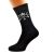 Dad Arrows & Crown Design Mens Black Socks