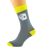 Grey & Yellow Unisex Socks Four Aces Playing Cards