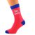 Salmon Pink & Blue Unisex Socks The Boss