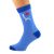 Two tone Blue Unisex Socks I Love Dalmatian Dogs