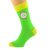 Green & Yellow Unisex Socks Road Sign 18th Birthday