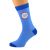 Two tone Blue Unisex Socks Road Sigb 30th Birthday