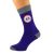 Purple & Grey Unisex Socks Road Sign 40th Birthday or Anniversary