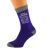 Purple & Ash Grey Unisex Socks DAD