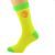 Yellow & Lime Green Unisex Socks with Basketball design