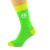 Lime Green & Yellow Unisex Socks Football design