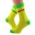 Yellow & Lime Green Unisex Socks with sailing Port & Starboard motifs