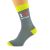 Ash Grey & Yellow Unisex Socks I Love Cricket