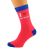 Salmon Pink & Blue Unisex Socks I Love Archery