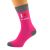 Hot Pink & Grey Unisex Socks I Love My Horse