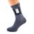 Mens Ash Grey Socks Novelty TUX Socks
