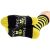 Fun Bee Stripe and Honeycomb Design Bee Mine Unisex Socks