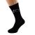 Love Anchor Design Mens Black Socks