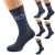 Ash Grey Wedding Socks with Script Text