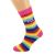 Personalised Date Mr & Mr Rainbow Socks