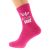 Ladies Wife Mum Boss Hot Pink Socks