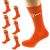 Orange Wedding Socks - Multiple Titles Available